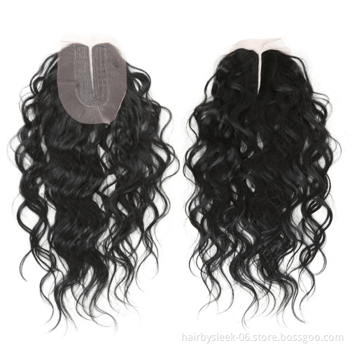 Noble Synthetic Hair 16-20 inch 7Pieces Black Blonde Weaving body wave bundles 6 Bundles With Closure Lace For Black Women
